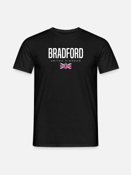 Bradford, Royaume-Uni - T-shirt homme - noir