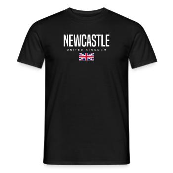 Newcastle Vereinigtes Königreich - Männer T-Shirt - Schwarz - Vorne - AI Model Male 178 light (178cm)