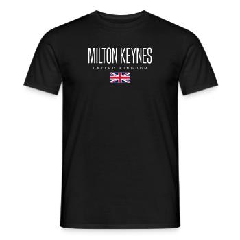 Milton Keynes Vereinigtes Königreich - Männer T-Shirt - Schwarz - Vorne - AI Model Male 178 light (178cm)