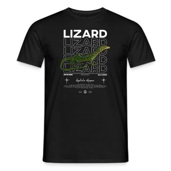 Grüner Baum Monitor Streetwear Lizard Keeper - Männer T-Shirt - Schwarz - Vorne - AI Model Male 178 light (178cm)