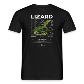 Moniteur d’arbre vert Streetwear gardien de lézard - T-shirt homme - noir - Devant - AI Model Male 178 light (178cm)