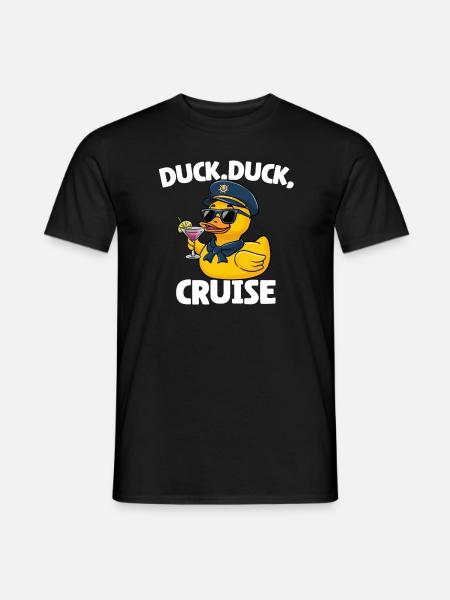 Duck Duck Cruise - Men's T-Shirt - black