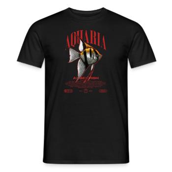 Altum Kaiserfisch Cichlid Fish Keeper Streetwear - Männer T-Shirt - Schwarz - Vorne - AI Model Male 178 light (178cm)