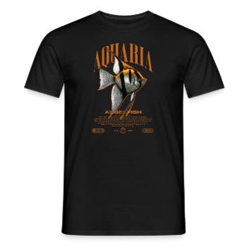 Altum Kaiserfisch Cichlid Fish Keeper Streetwear - Männer T-Shirt - Schwarz - Vorne - AI Model Male 178 light (178cm)