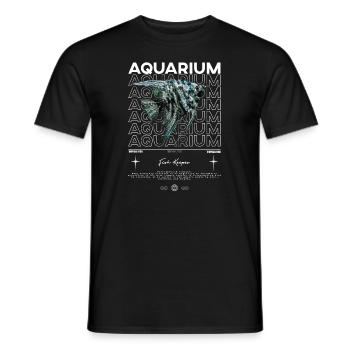 Altum Kaiserfisch Cichlid Fish Keeper Streetwear - Männer T-Shirt - Schwarz - Vorne - AI Model Male 178 light (178cm)