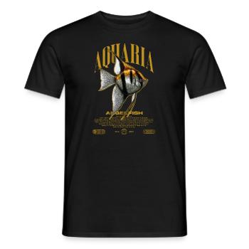 Altum Kaiserfisch Cichlid Fish Keeper Streetwear - Männer T-Shirt - Schwarz - Vorne - AI Model Male 178 light (178cm)
