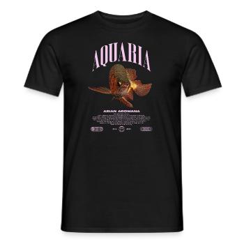 Asiatische Arowana Monster Fish Keeper Streetwear - Männer T-Shirt - Schwarz - Vorne - AI Model Male 178 light (178cm)