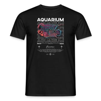 Flowerhorn Cichlid Monster Fish Keeper Streetwear - Männer T-Shirt - Schwarz - Vorne - AI Model Male 178 light (178cm)