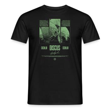 Discus Fish Cichlid Aquarium Fish Keeper - Men's T-Shirt - black - Front - AI Model Male 178 light (178cm)