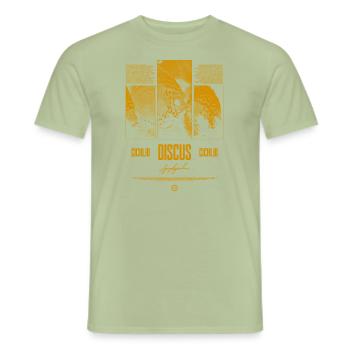 Diskusfisch Buntbarsch Aquarium Fischhalter - Männer T-Shirt - Sage - Vorne - AI Model Male 178 light (178cm)