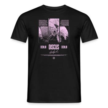 Discus Fish Cichlid Aquarium Fish Keeper - Men's T-Shirt - black - Front - AI Model Male 178 light (178cm)