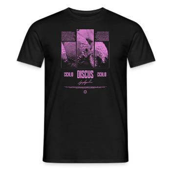 Discus Fish Cichlid Aquarium Fish Keeper - Men's T-Shirt - black - Front - AI Model Male 178 light (178cm)