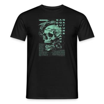 Aquascaping Modern Tropical Fish Keeper Aquarist - Men's T-Shirt - black - Front - AI Model Male 178 light (178cm)