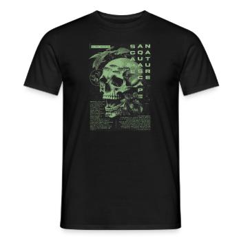 Aquascaping Moderner tropischer Fischhalter Aquarianer - Männer T-Shirt - Schwarz - Vorne - AI Model Male 178 light (178cm)