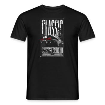 Je ne suis pas vieux Je suis Voiture classique vintage Né en 2001 - T-shirt homme - noir - Devant - AI Model Male 178 light (178cm)