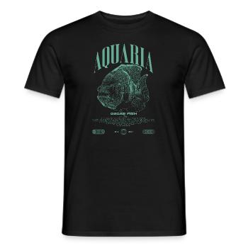 Oscar Fish Changement d'eau Poisson monstre - T-shirt homme - noir - Devant - AI Model Male 178 light (178cm)