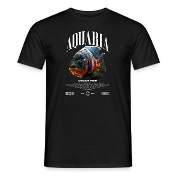 Oscar Fish Changement d'eau Poisson monstre - T-shirt homme - noir - Devant - AI Model Male 178 light (178cm)