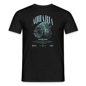Oscar Fish Changement d'eau Poisson monstre - T-shirt homme - noir - Devant - AI Model Male 178 light (178cm)