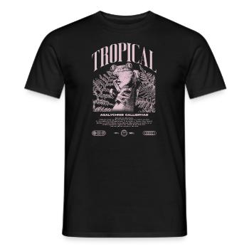 Grenouille arboricole aux yeux rouges Amphibien de la forêt tropicale - T-shirt homme - noir - Devant - AI Model Male 178 light (178cm)
