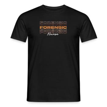 Noir Fort Infirmière médico-légale Mélanine Infirmières africaines - T-shirt homme - noir - Devant - AI Model Male 178 light (178cm)