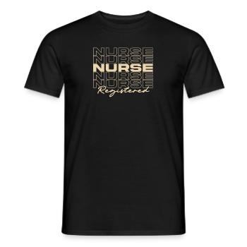 Infirmière autorisée Infirmières médicales élégantes - T-shirt homme - noir - Devant - AI Model Male 178 light (178cm)