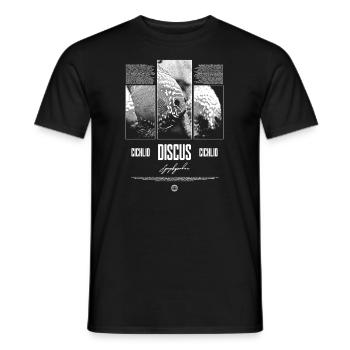 Discus Fish Cichlid Aquarium Fish Keeper - Men's T-Shirt - black - Front - AI Model Male 178 light (178cm)