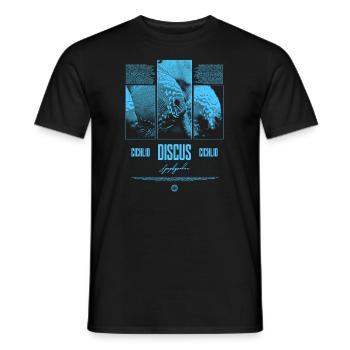 Discus Fish Cichlid Aquarium Fish Keeper - Men's T-Shirt - black - Front - AI Model Male 178 light (178cm)