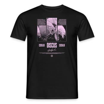 Discus Fish Cichlid Aquarium Fish Keeper - Men's T-Shirt - black - Front - AI Model Male 178 light (178cm)