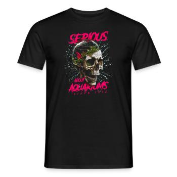 Ernsthaft über Aquarien Fischhalter Geburtstag 1932 - Männer T-Shirt - Schwarz - Vorne - AI Model Male 178 light (178cm)