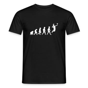 Volant volant badminton volant - T-shirt homme - noir - Devant - AI Model Male 178 light (178cm)