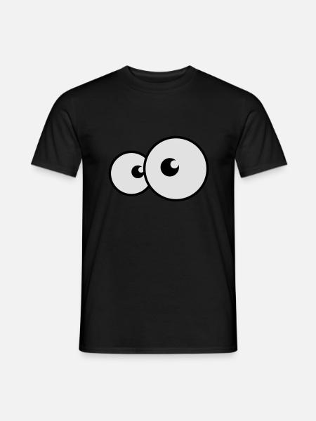 augen - Men's T-Shirt - black