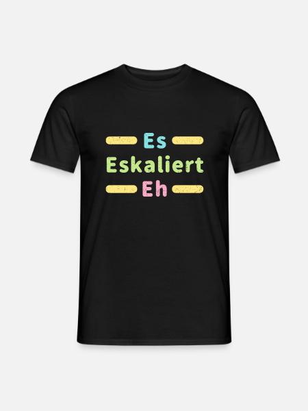 It Escalates Eh funny scourge - Men's T-Shirt - black
