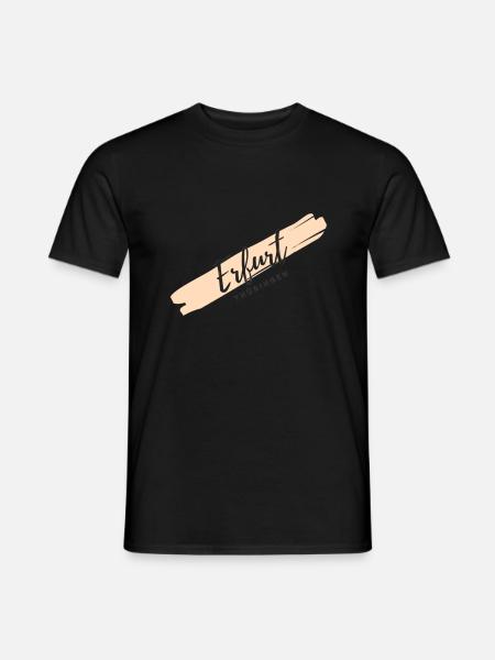 Erfurt - Männer T-Shirt - Schwarz