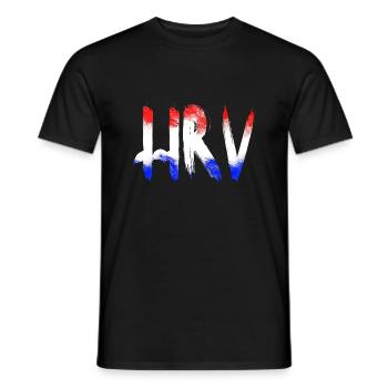 Kroatien Kroatisch Hrvatska Kroaten Kroaten Kroaten - Männer T-Shirt - Schwarz - Vorne - AI Model Male 178 light (178cm)