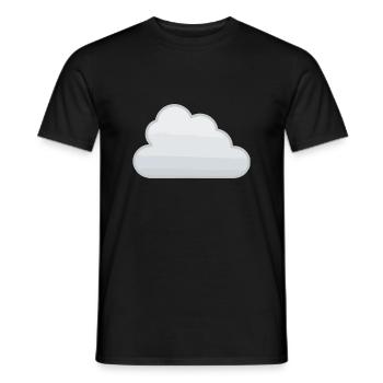 Cloud Cloud Sky Gift Idea - Men's T-Shirt - black - Front - AI Model Male 178 light (178cm)