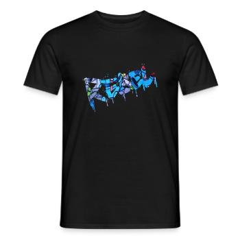 Rebel Rebels Drôle Musique Rétro Hip Hop Rocknroll - T-shirt homme - noir - Devant - AI Model Male 178 light (178cm)
