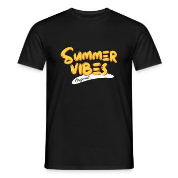 Summer Vibes Original - T-shirt homme - noir - Devant - AI Model Male 178 light (178cm)