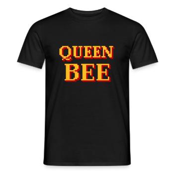 Queen bee - Men's T-Shirt - black - Front - AI Model Male 178 light (178cm)