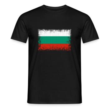 Bulgaria - Men's T-Shirt - black - Front - AI Model Male 178 light (178cm)