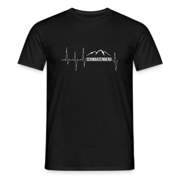 Schwarzenberg Erzgebirge - Männer T-Shirt - Schwarz - Vorne - AI Model Male 178 light (178cm)