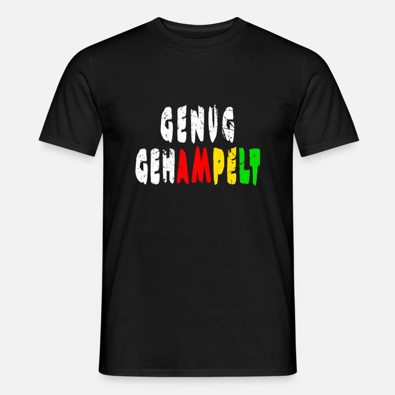 Hampel Ampel Protest - Männer T-Shirt - Schwarz
