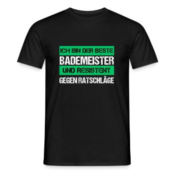Sauveteur résistant - T-shirt homme - noir - Devant - AI Model Male 178 light (178cm)