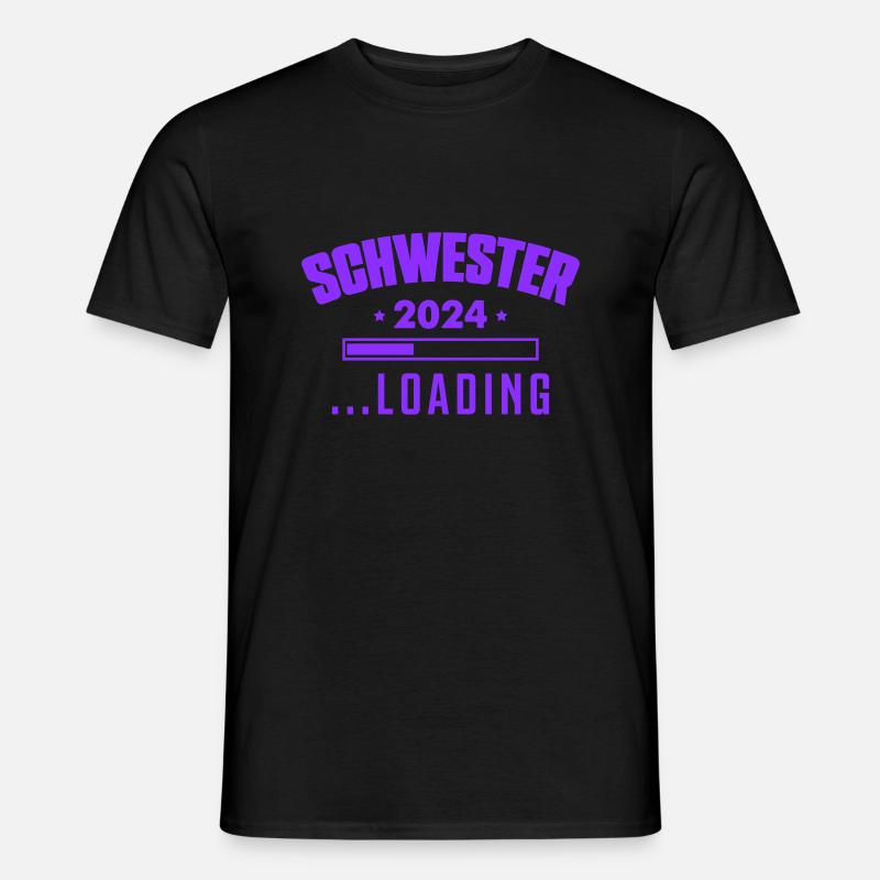 schwester 2024 - Männer T-Shirt - Schwarz