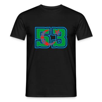 Rize - T-shirt homme - noir - Devant - AI Model Male 178 light (178cm)