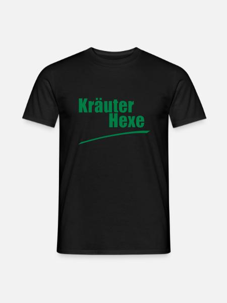 Kräuterhexe Geschenk Vegan Geburtstag - Männer T-Shirt - Schwarz