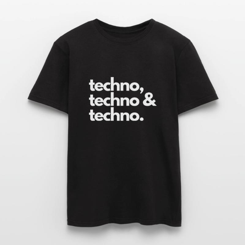 Techno, techno et techno T-shirt homme