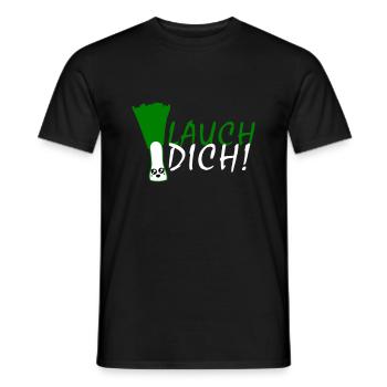 Lauch Dich! - Männer T-Shirt - Schwarz - Vorne - AI Model Male 178 light (178cm)
