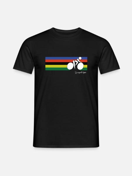 cycliste champion du monde #2 - Mænd T-shirt - sort