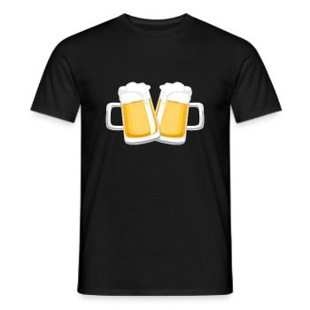 Cheers! - Männer T-Shirt - Schwarz - Vorne - AI Model Male 178 light (178cm)