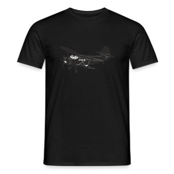 Antonov AN-2 Airplane - Men's T-Shirt - black - Front - AI Model Male 178 light (178cm)